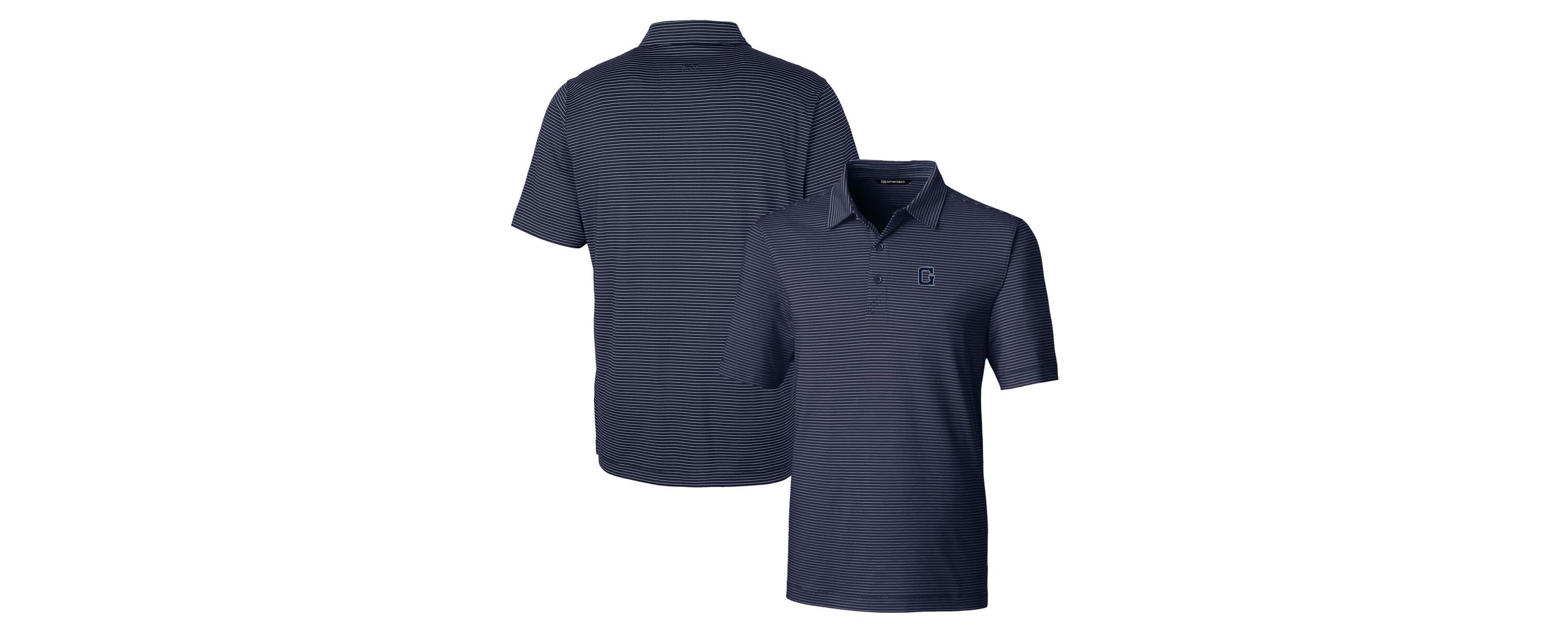 NCAA Georgetown Hoyas Forge Pencil Stripe Stretch Polo