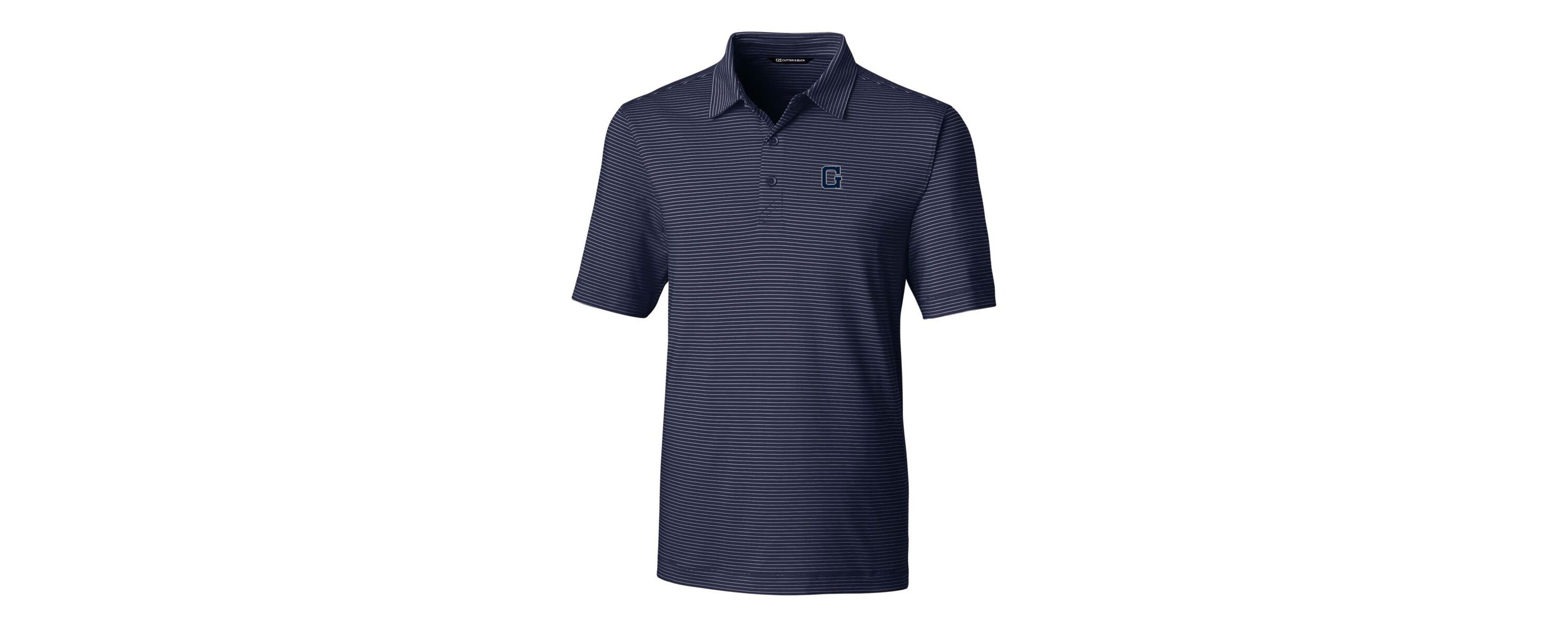 NCAA Georgetown Hoyas Forge Pencil Stripe Stretch Polo