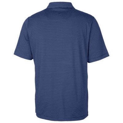 NCAA Kansas Jayhawks Forge Pencil Stripe Stretch Polo