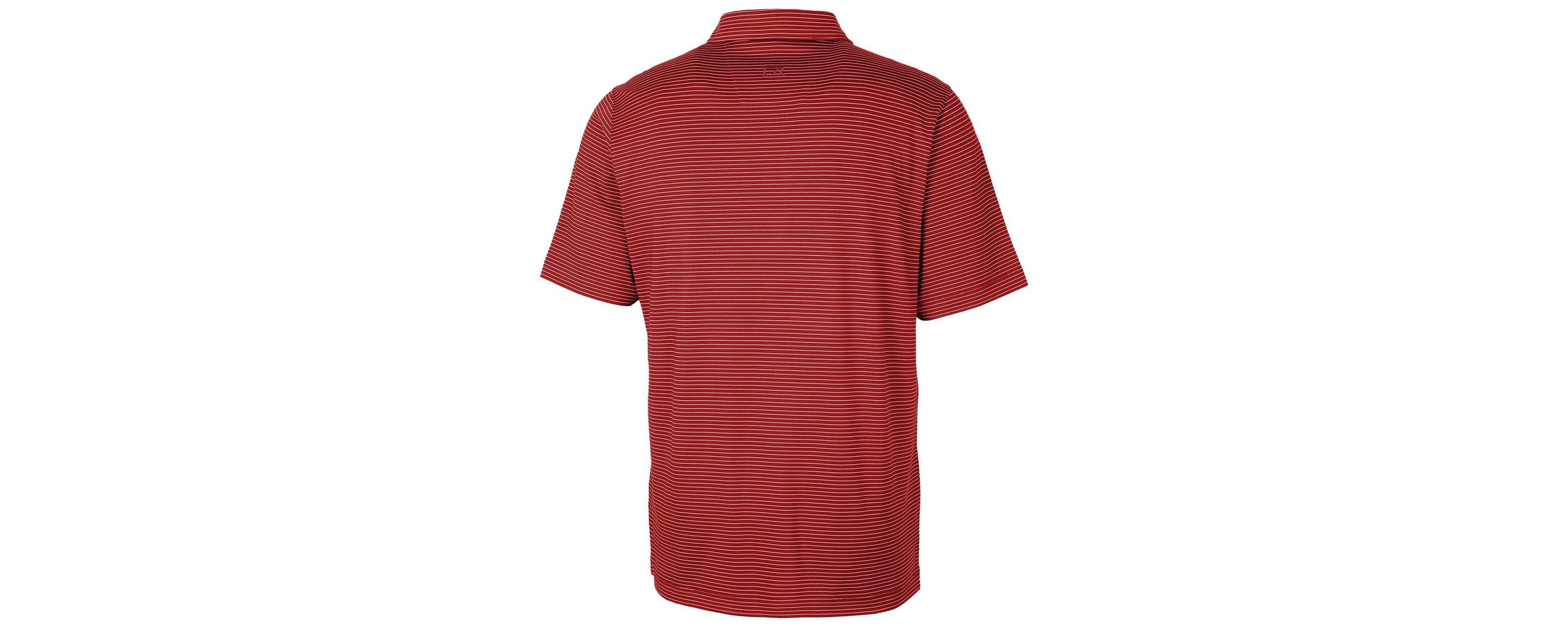 NCAA Louisville Cardinals Forge Pencil Stripe Stretch Polo