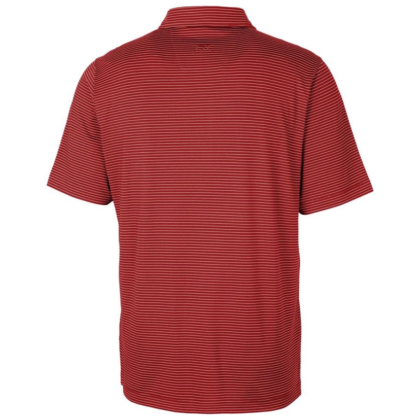 NCAA Louisville Cardinals Forge Pencil Stripe Stretch Polo