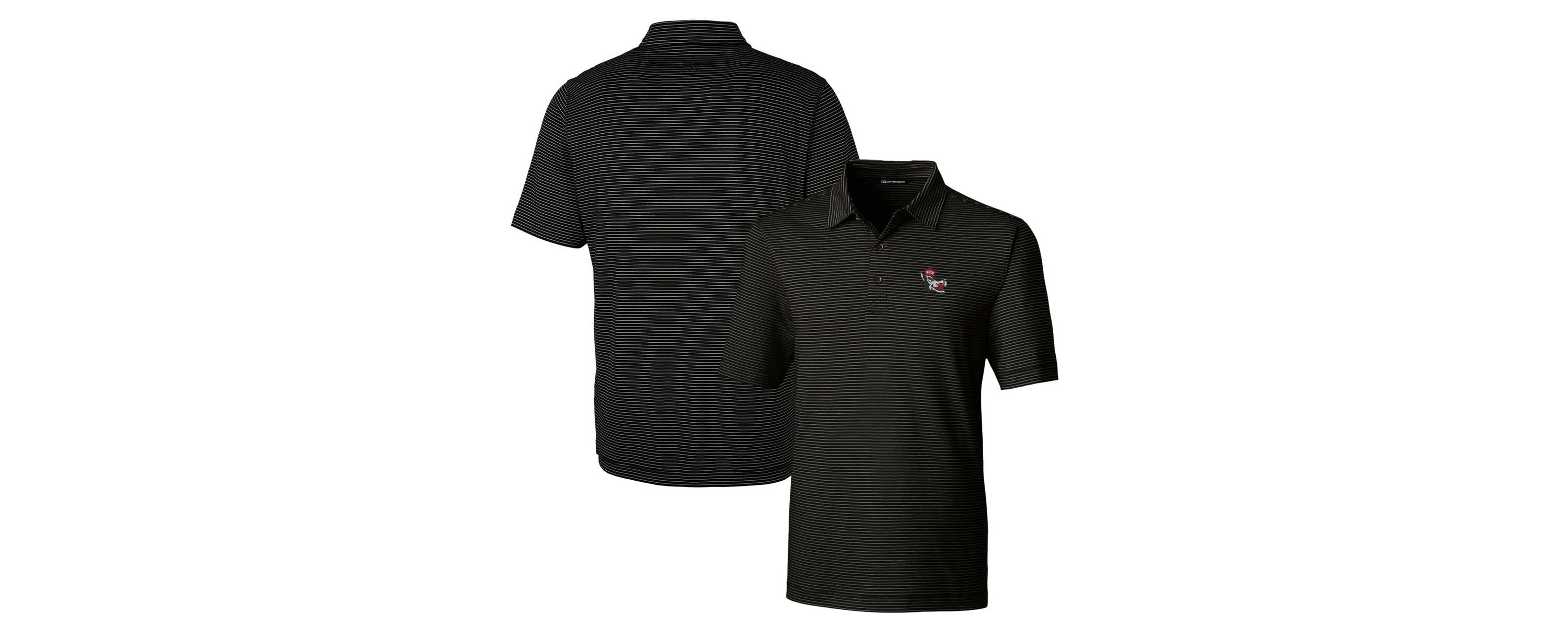 NCAA NC State Wolfpack Forge Pencil Stripe Stretch Polo
