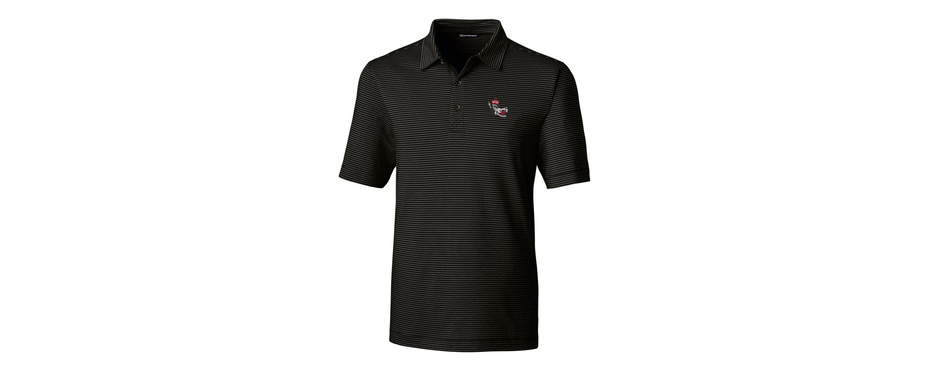 NCAA NC State Wolfpack Forge Pencil Stripe Stretch Polo