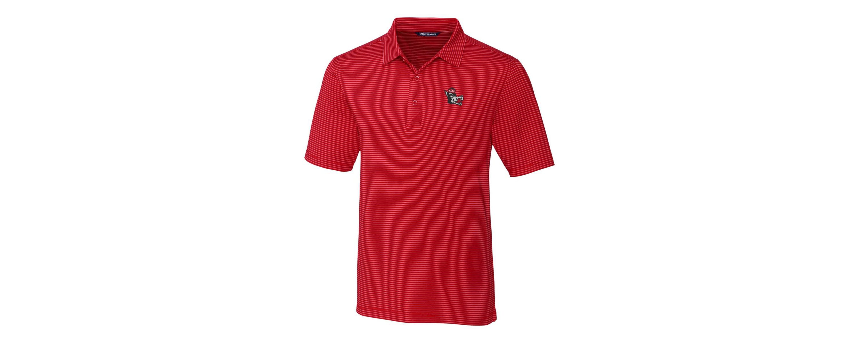 NCAA NC State Wolfpack Forge Pencil Stripe Stretch Polo
