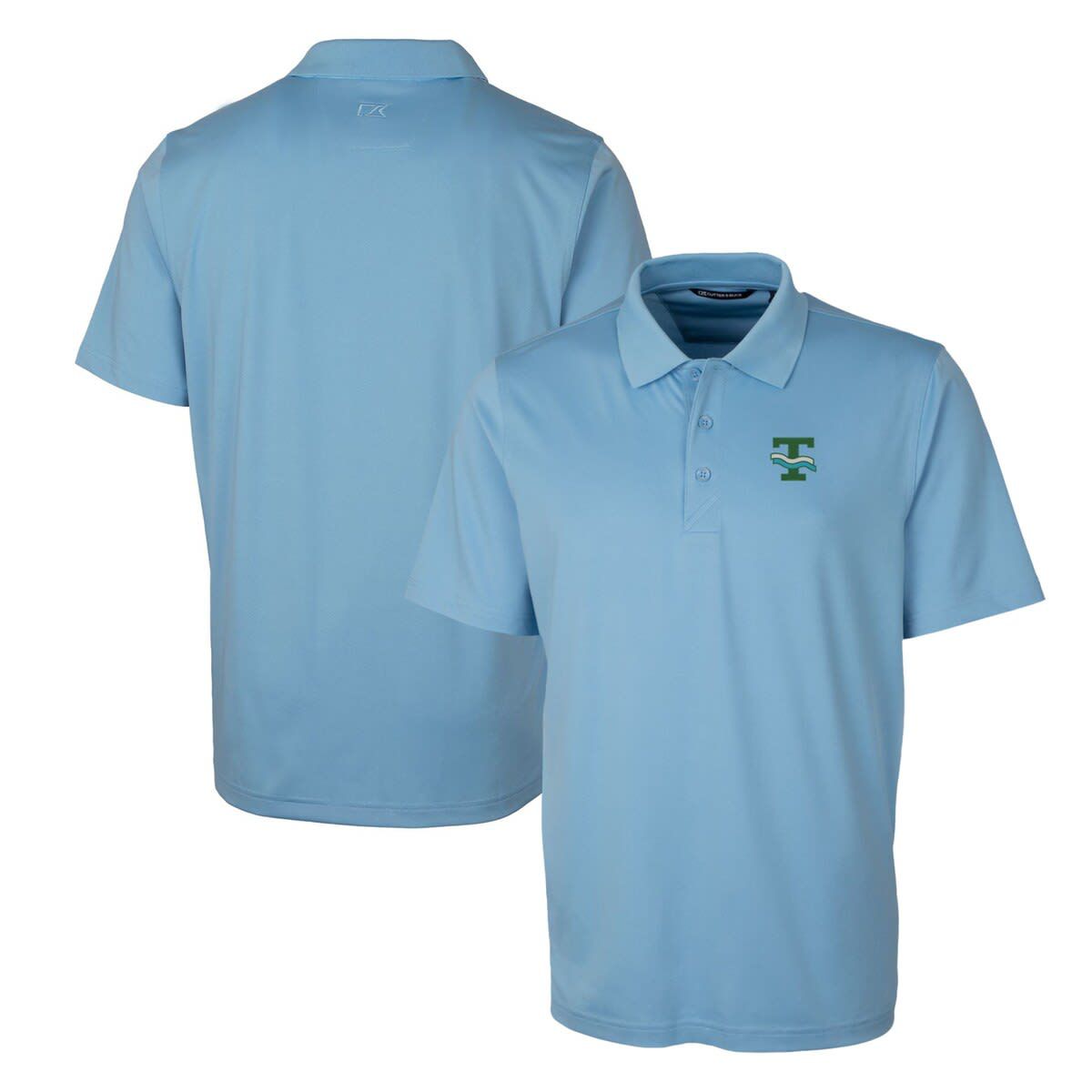 Tulane Green Wave NCAA Light Tulane Wave Forge Stretch Polo