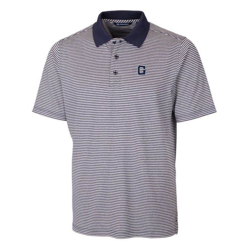 NCAA Georgetown Hoyas Forge Tonal Stripe Stretch Polo