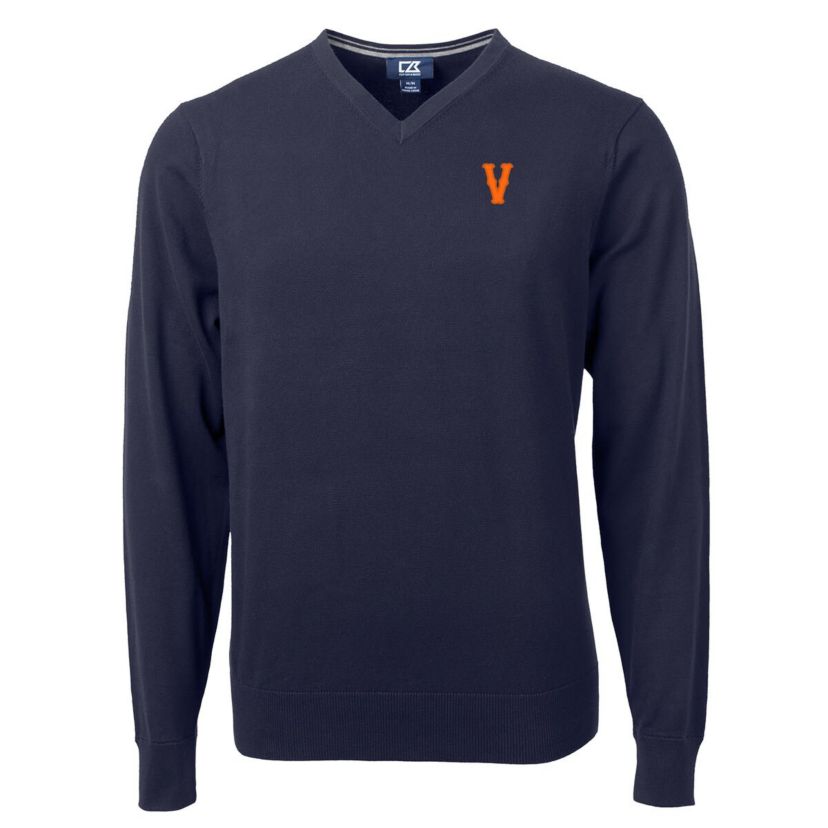 NCAA Virginia Cavaliers Vintage Lakemont Tri-Blend V-Neck Pullover Sweater