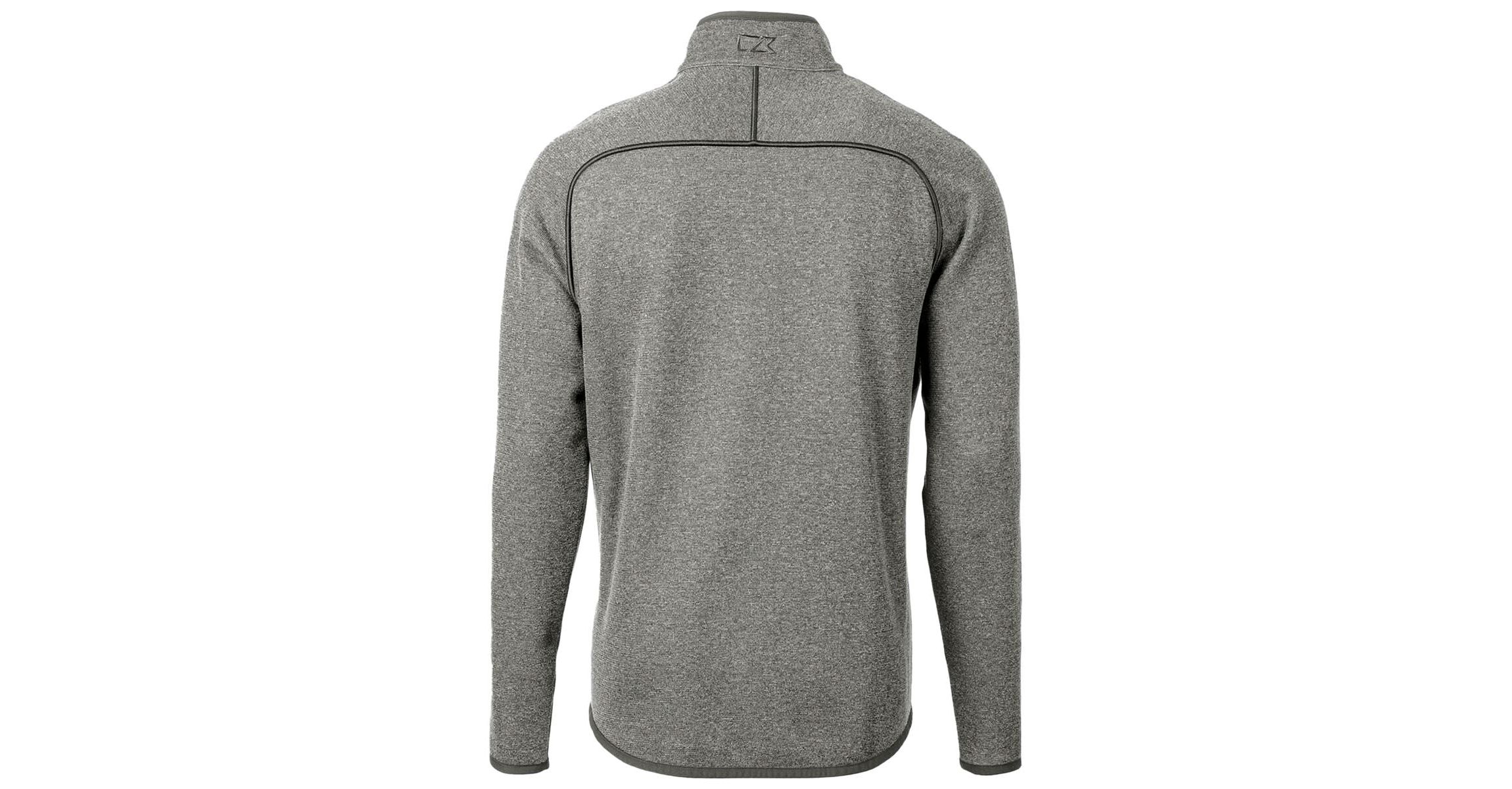 NCAA Heather Ohio State Buckeyes Mainsail Sweater-Knit Full-Zip Jacket