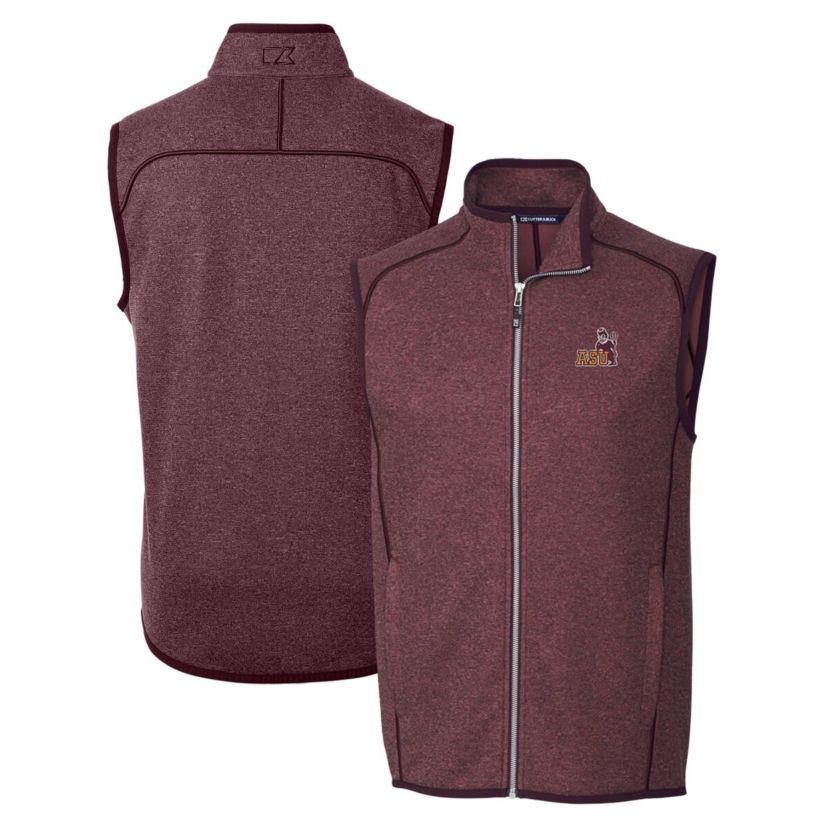 NCAA Arizona State Sun Devils Mainsail Sweater-Knit Full-Zip Vest