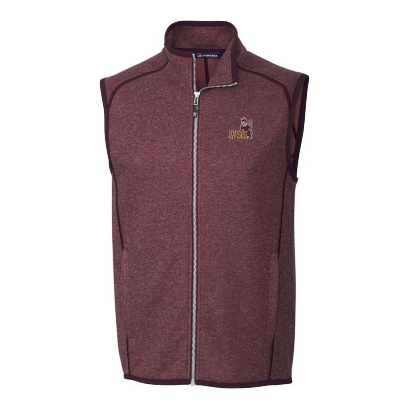 NCAA Arizona State Sun Devils Mainsail Sweater-Knit Full-Zip Vest
