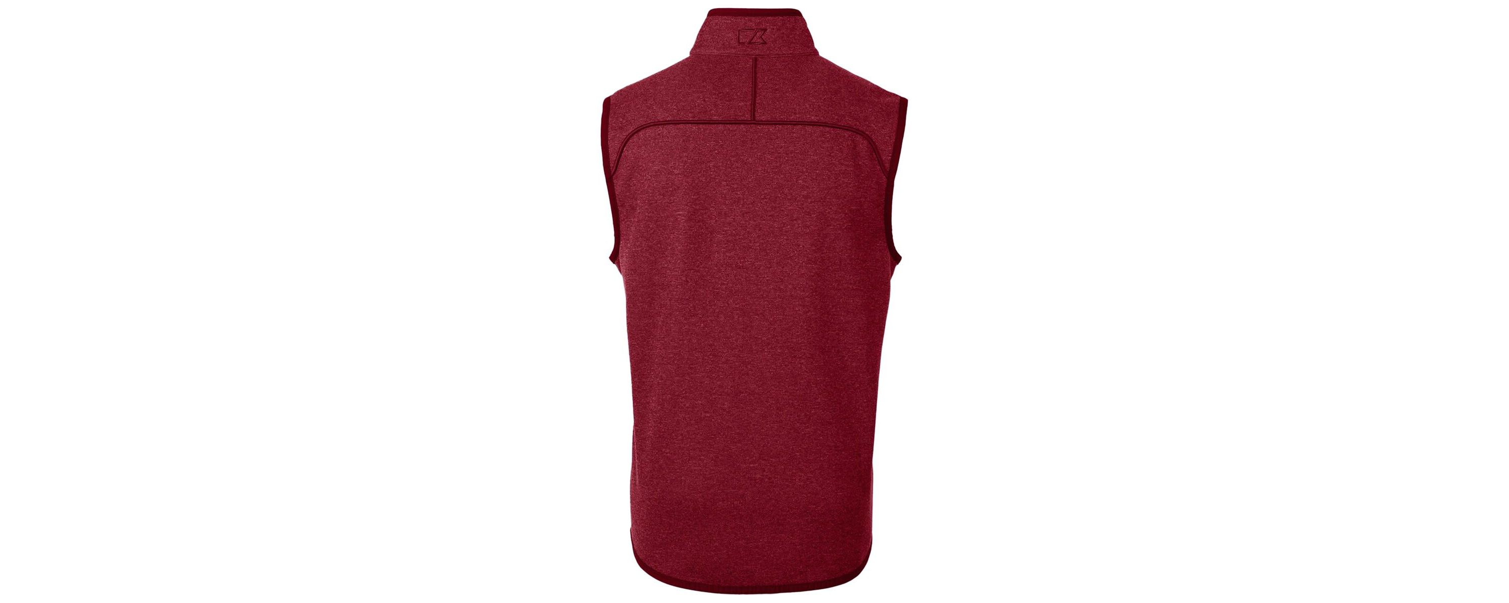 NCAA Washington State Cougars Mainsail Sweater-Knit Full-Zip Vest