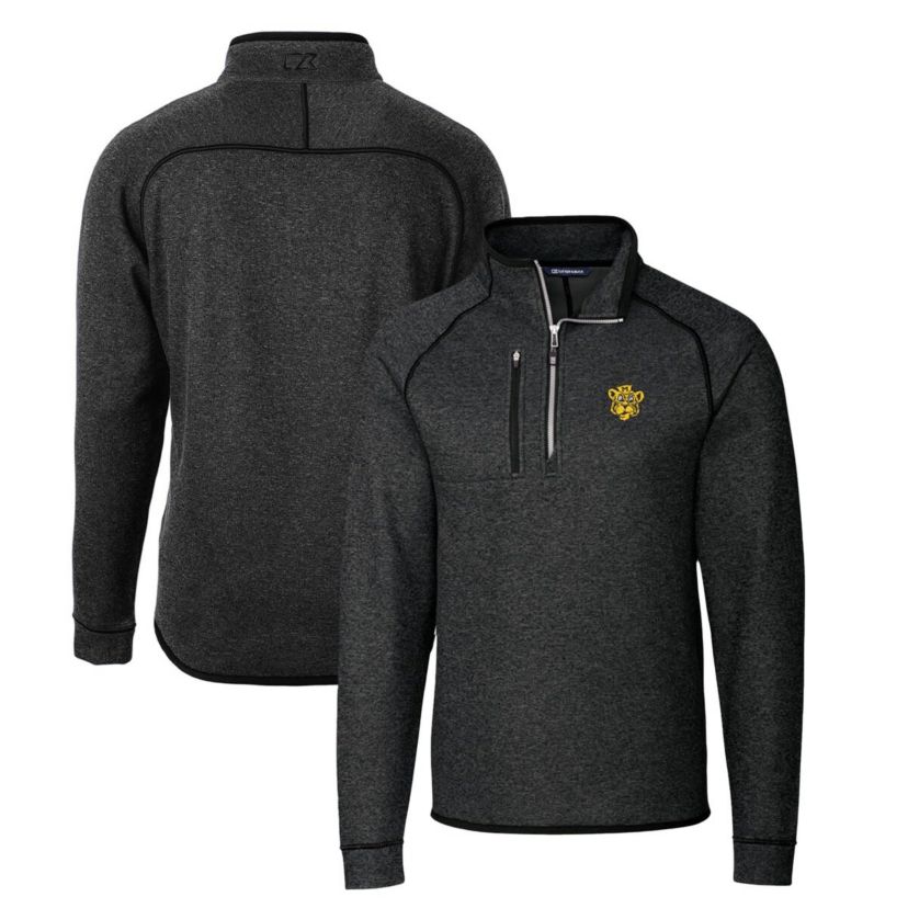 NCAA Missouri Tigers Mainsail Sweater-Knit Half-Zip Pullover Jacket