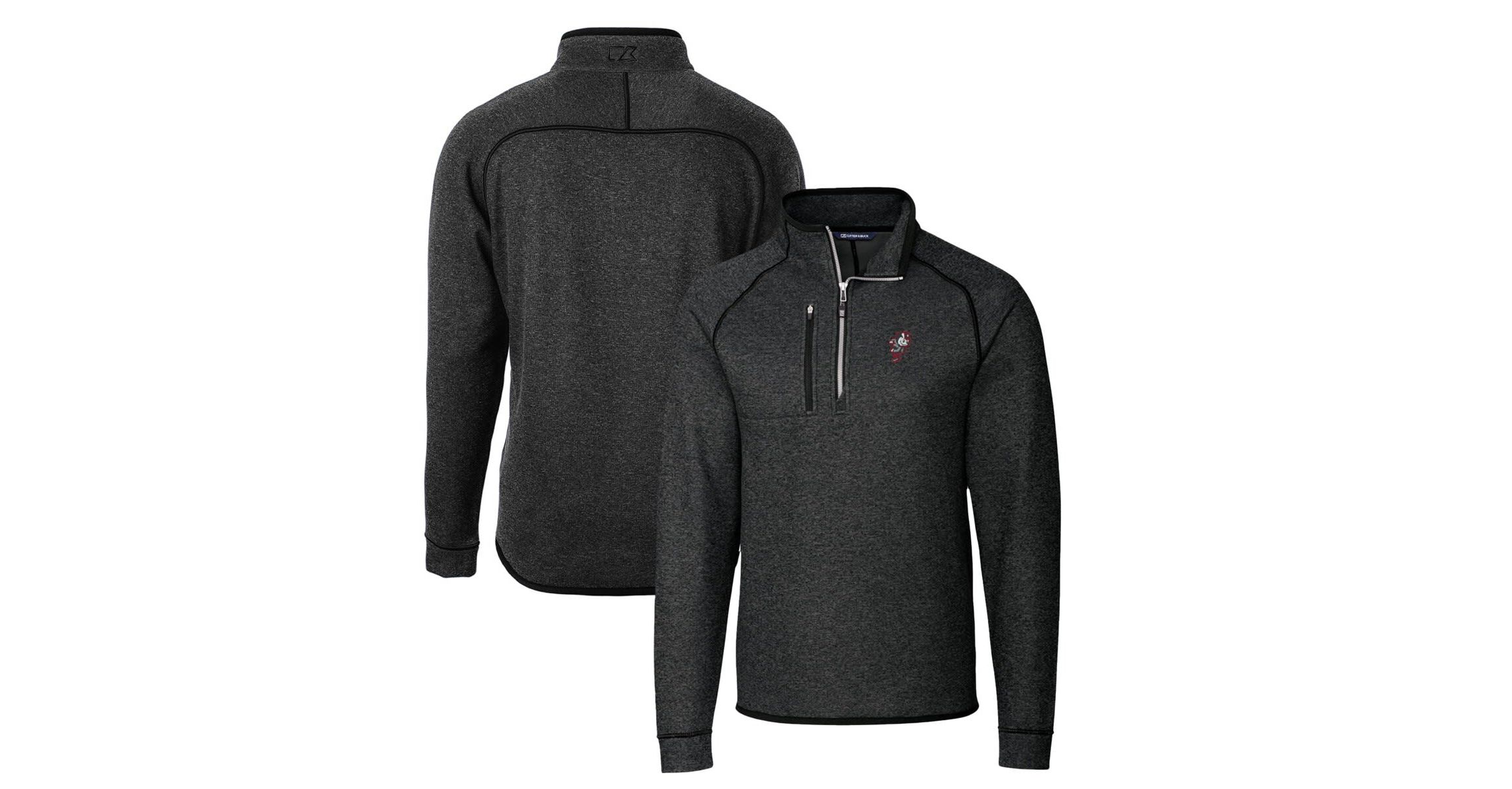 NCAA Ohio State Buckeyes Mainsail Sweater-Knit Half-Zip Pullover Jacket