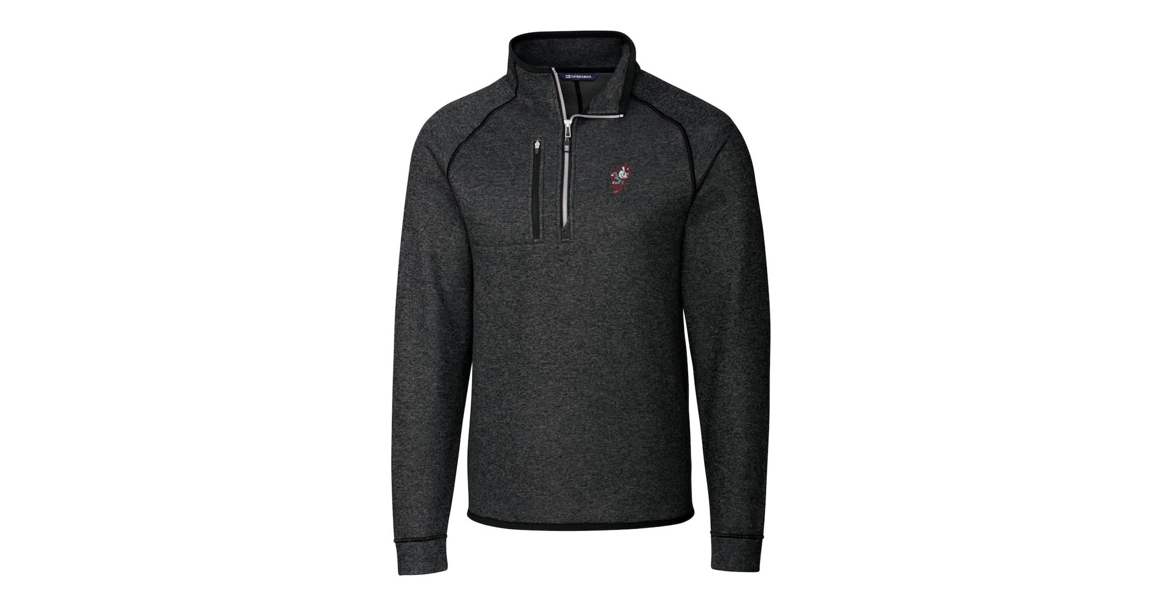 NCAA Ohio State Buckeyes Mainsail Sweater-Knit Half-Zip Pullover Jacket