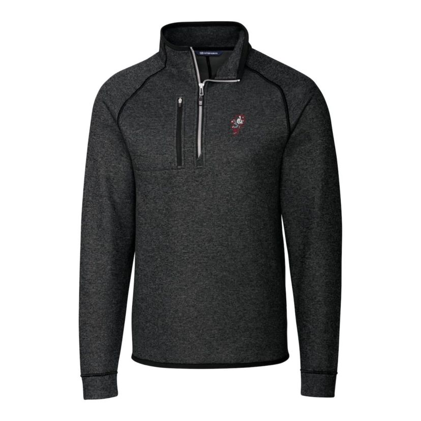 NCAA Ohio State Buckeyes Mainsail Sweater-Knit Half-Zip Pullover Jacket