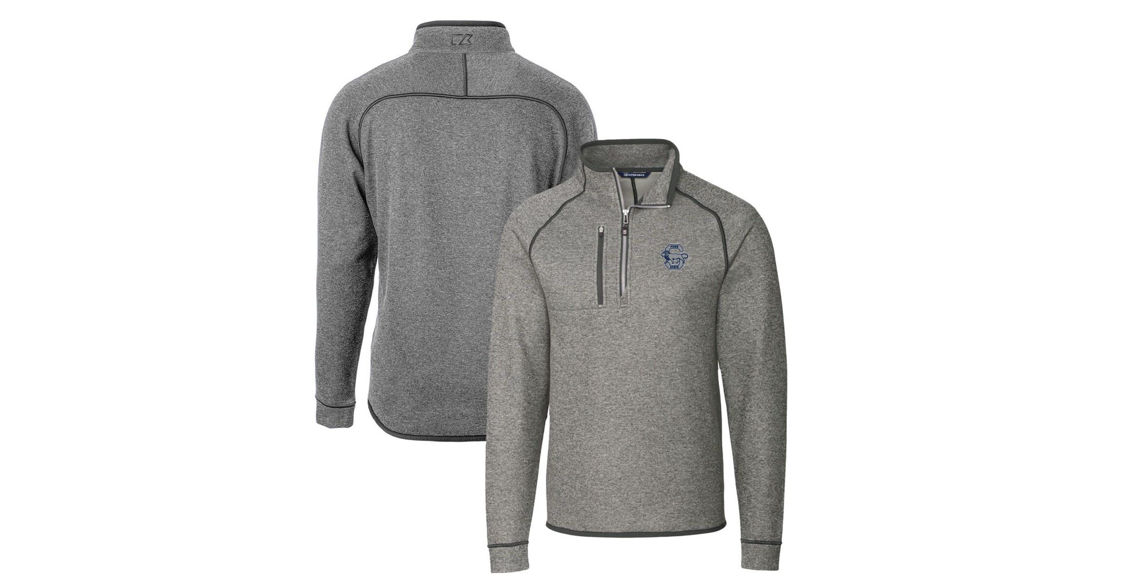 NCAA Penn State Nittany Lions Mainsail Sweater-Knit Half-Zip Pullover Jacket
