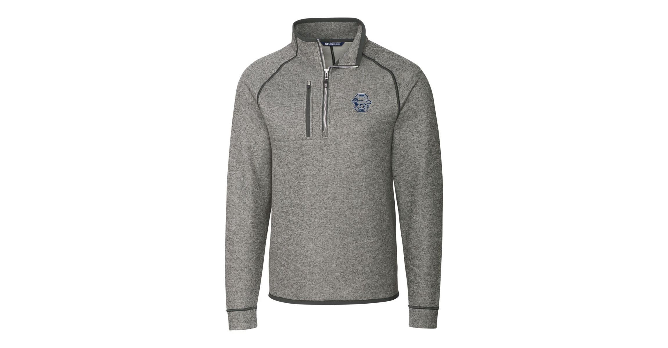 NCAA Penn State Nittany Lions Mainsail Sweater-Knit Half-Zip Pullover Jacket