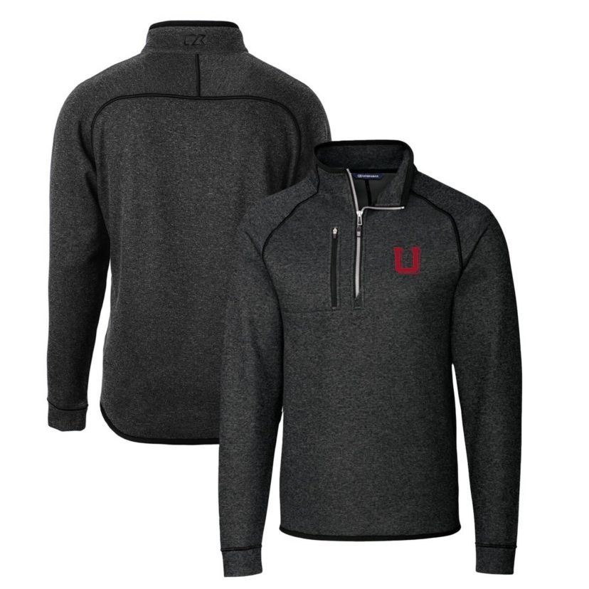 NCAA Utah Utes Mainsail Sweater-Knit Half-Zip Pullover Jacket