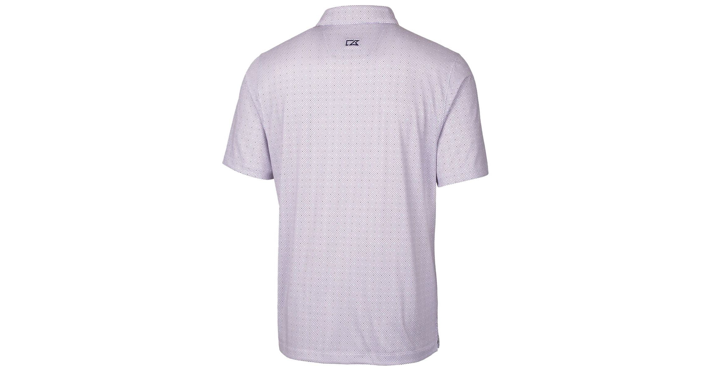 NCAA LSU Tigers Primary Team Logo Pike Double Dot Print Stretch Polo