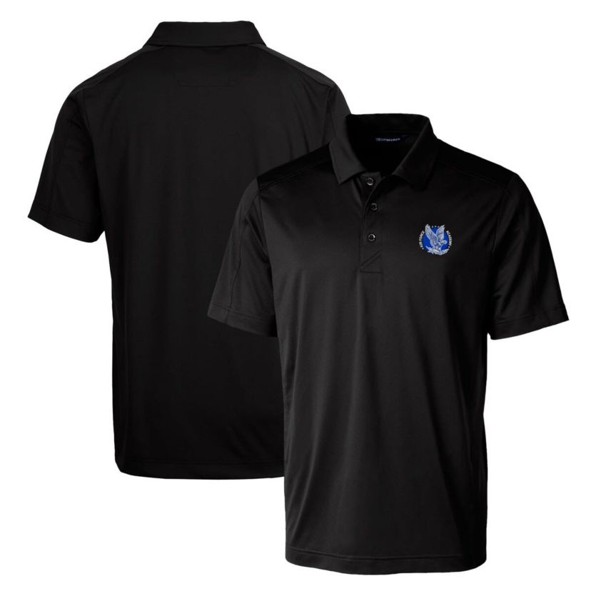 NCAA Air Force Falcons Primary Team Logo Prospect Textured Stretch Polo