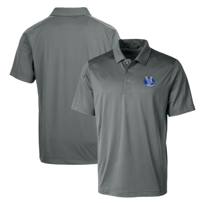 NCAA Air Force Falcons Primary Team Logo Prospect Textured Stretch Polo