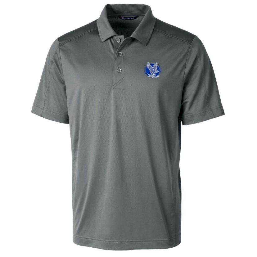 NCAA Air Force Falcons Primary Team Logo Prospect Textured Stretch Polo