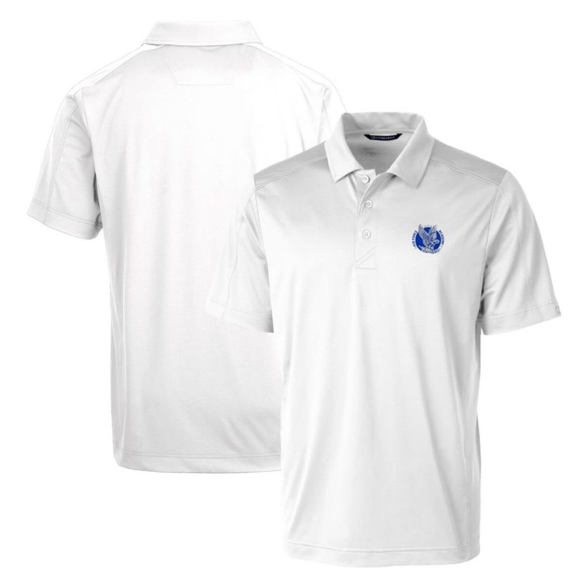 NCAA Air Force Falcons Primary Team Logo Prospect Textured Stretch Polo