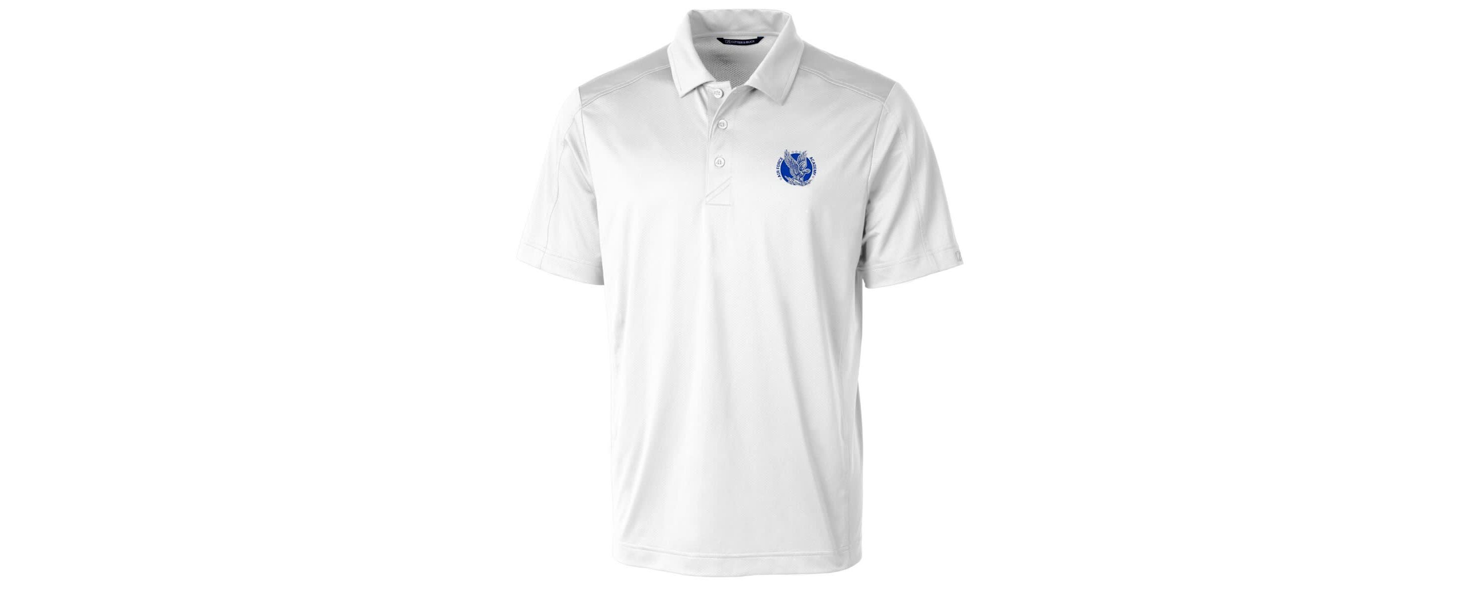 NCAA Air Force Falcons Primary Team Logo Prospect Textured Stretch Polo