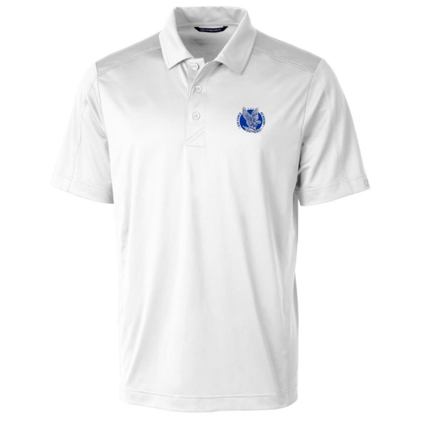 NCAA Air Force Falcons Primary Team Logo Prospect Textured Stretch Polo