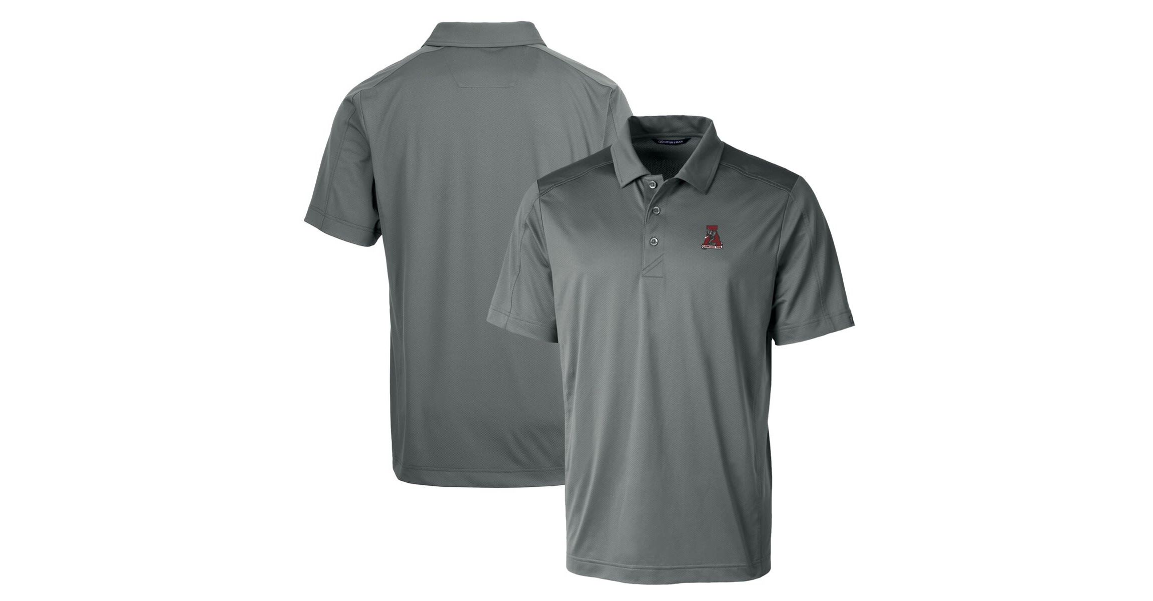 Alabama Crimson Tide NCAA Alabama Tide Primary Team Logo Prospect Textured Stretch Polo