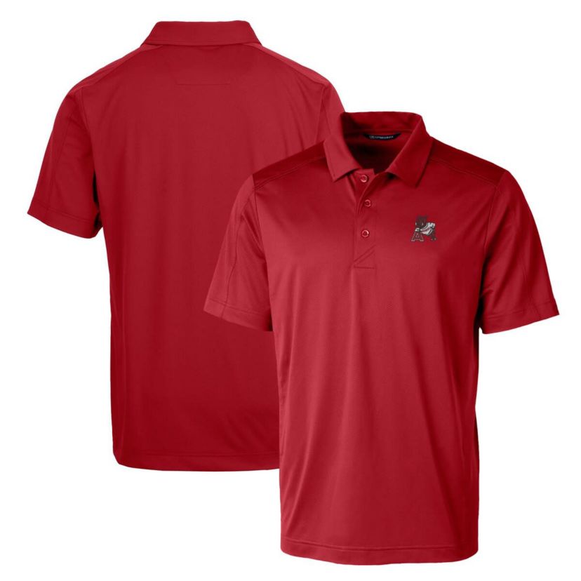 NCAA Arkansas Razorbacks Primary Team Logo Prospect Textured Stretch Polo