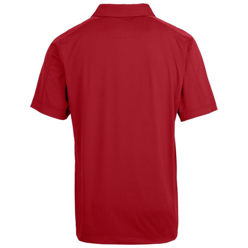 NCAA Arkansas Razorbacks Primary Team Logo Prospect Textured Stretch Polo