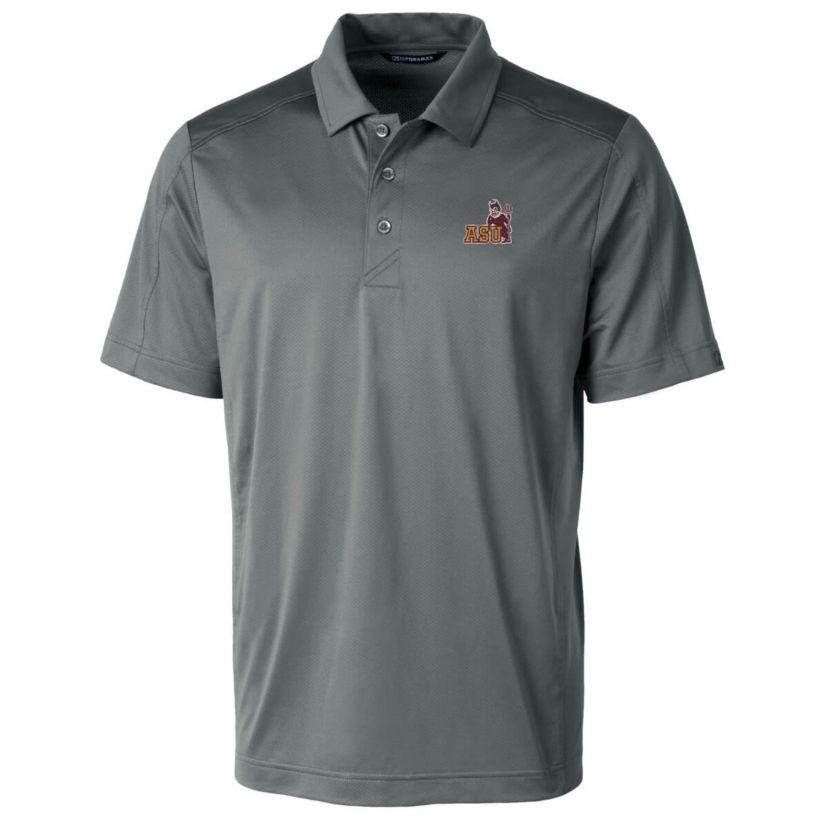 NCAA Arizona State Sun Devils Primary Team Logo Prospect Textured Stretch Polo