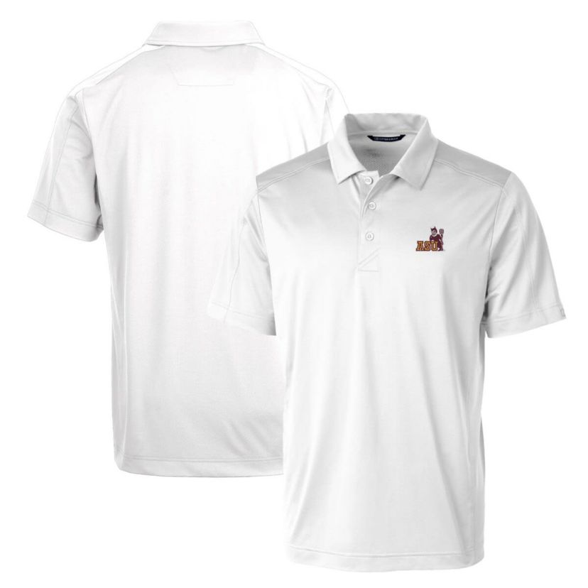 NCAA Arizona State Sun Devils Primary Team Logo Prospect Textured Stretch Polo