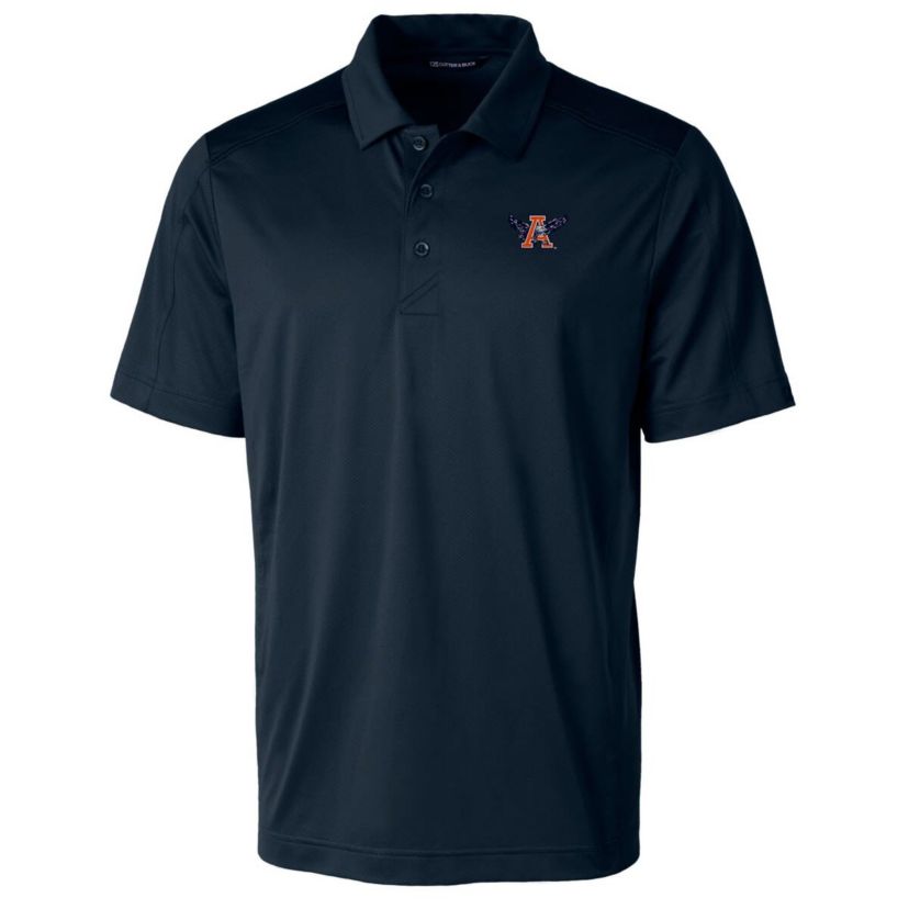 NCAA Auburn Tigers Primary Team Logo Prospect Textured Stretch Polo
