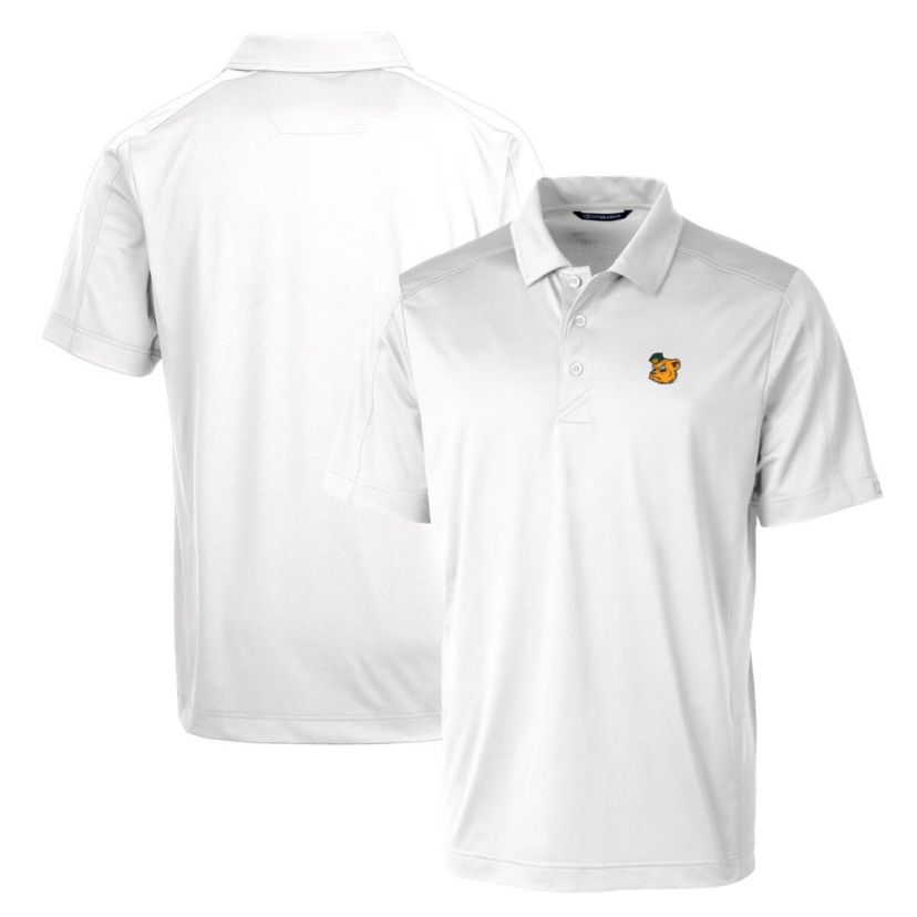 NCAA Baylor Bears Primary Team Logo Prospect Textured Stretch Polo