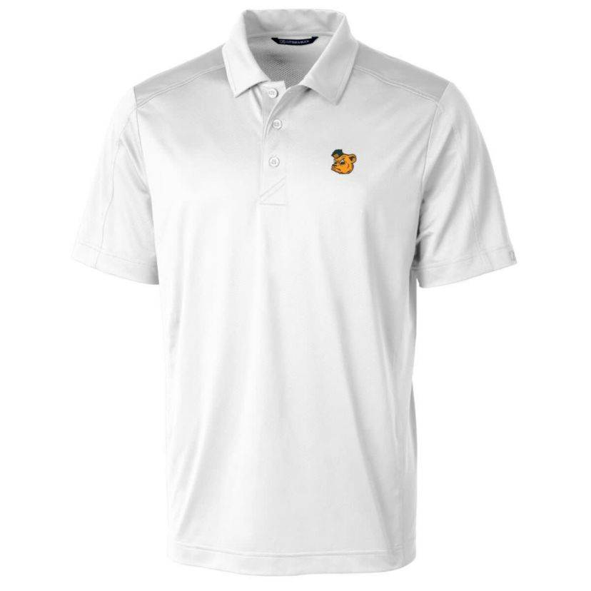 NCAA Baylor Bears Primary Team Logo Prospect Textured Stretch Polo