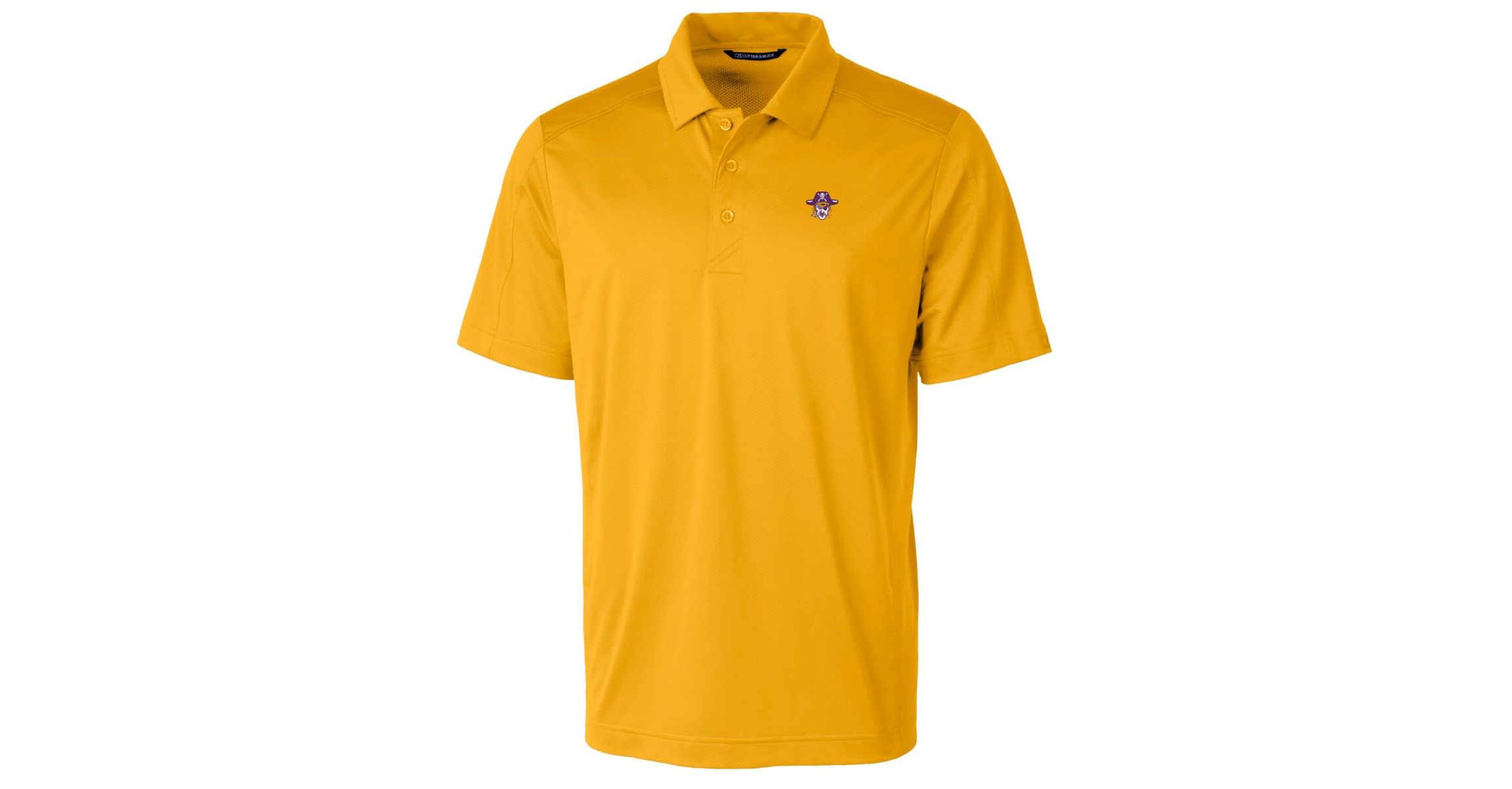 East Carolina Pirates NCAA ECU Pirates Primary Team Logo Prospect Textured Stretch Polo