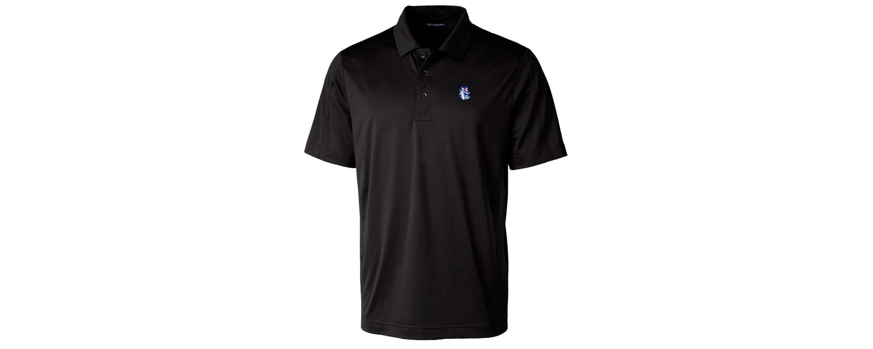 NCAA Fresno State Bulldogs Primary Team Logo Prospect Textured Stretch Polo