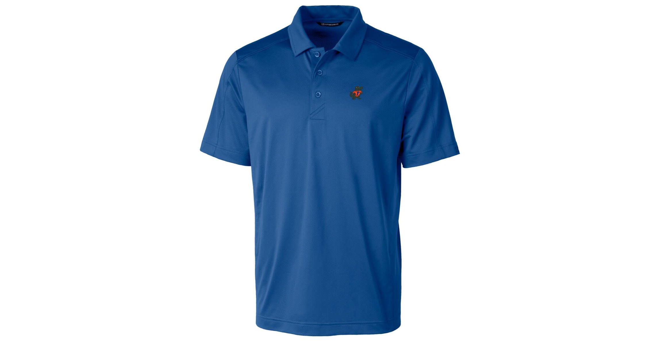 NCAA Florida Gators Primary Team Logo Prospect Textured Stretch Polo