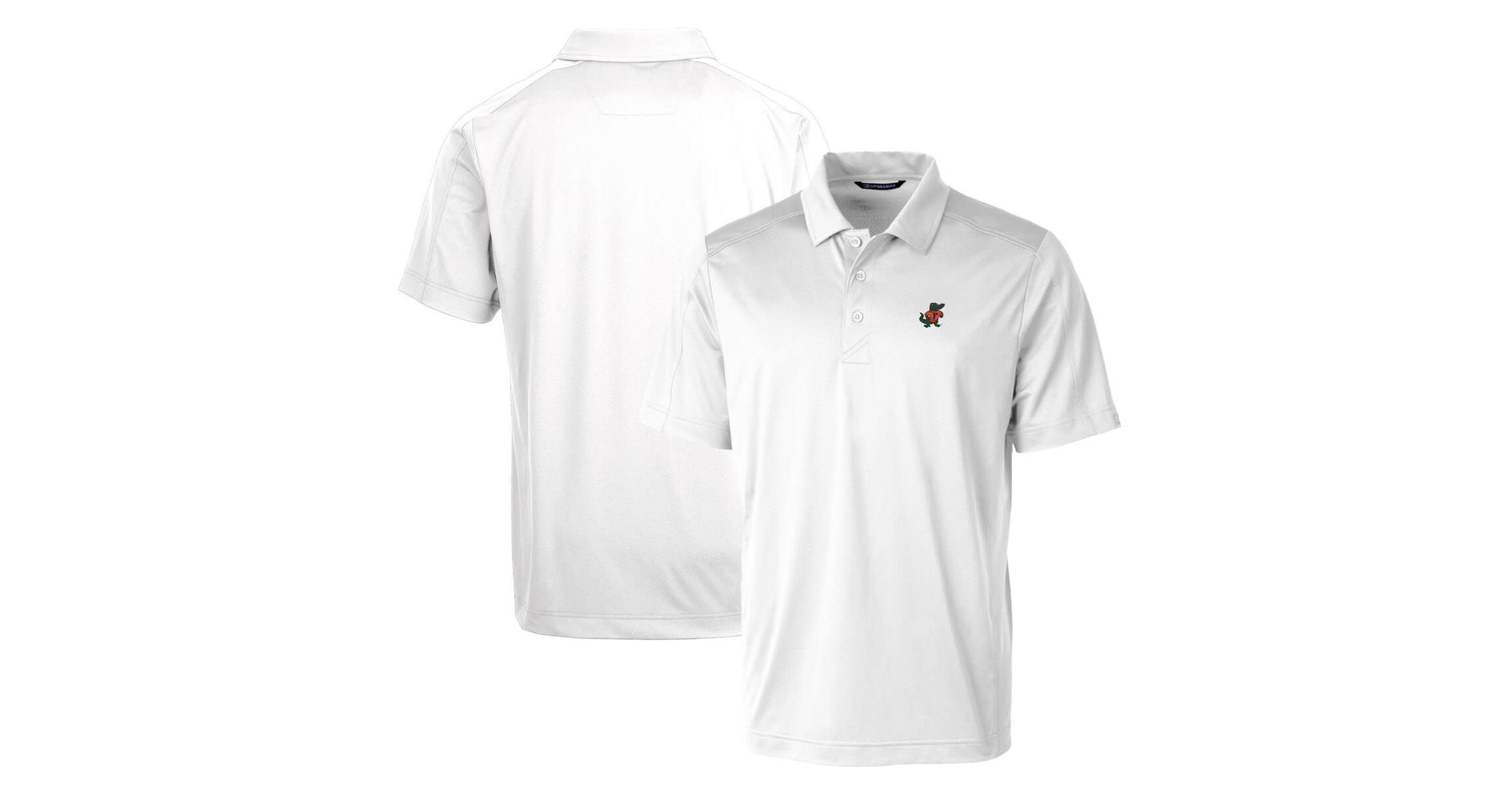 NCAA Florida Gators Primary Team Logo Prospect Textured Stretch Polo