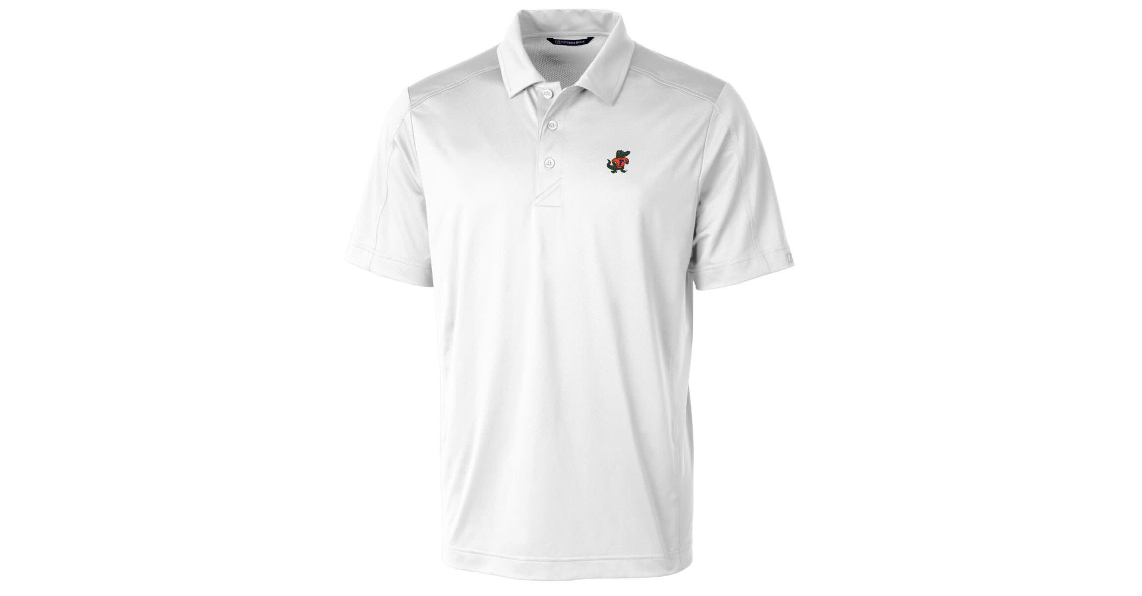 NCAA Florida Gators Primary Team Logo Prospect Textured Stretch Polo