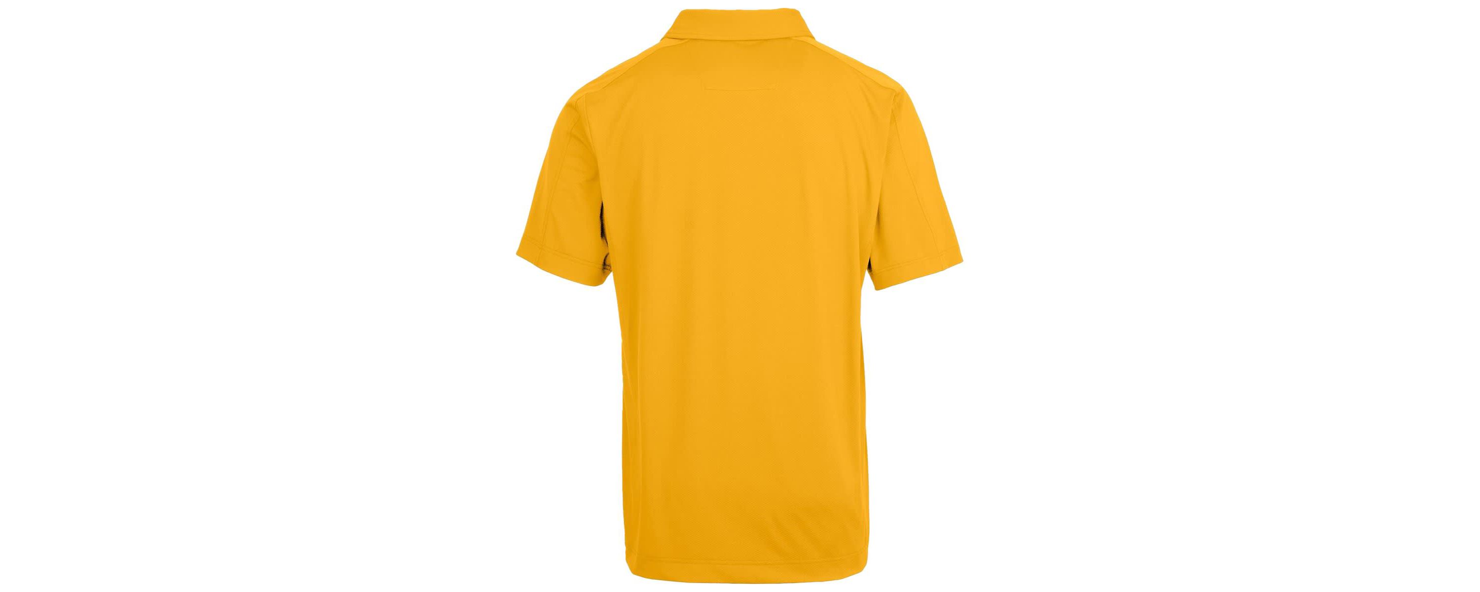 Georgia Tech Yellow Jackets NCAA Georgia Tech Jackets Primary Team Logo Prospect Textured Stretch Polo
