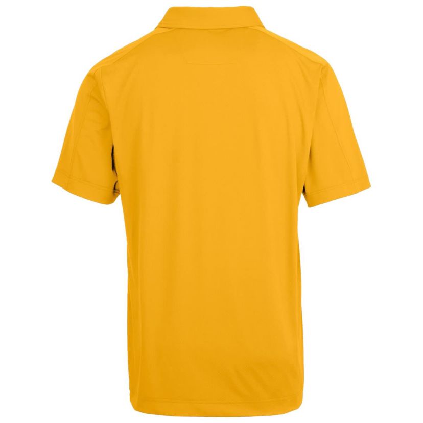 Georgia Tech Yellow Jackets NCAA Georgia Tech Jackets Primary Team Logo Prospect Textured Stretch Polo