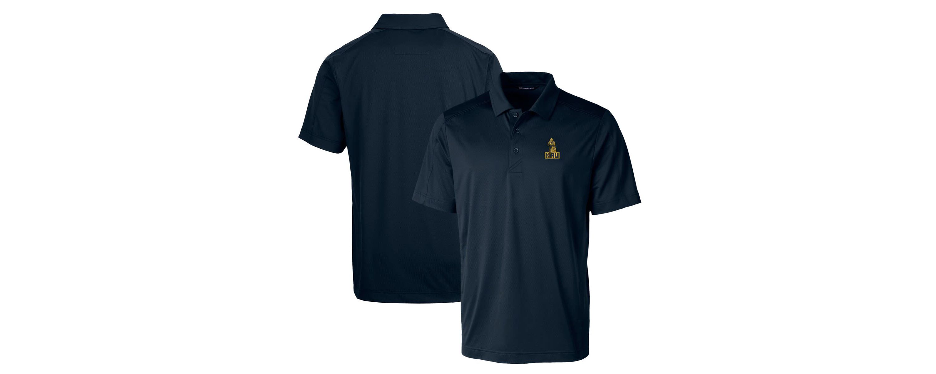NCAA Northern Arizona Lumberjacks Primary Team Logo Prospect Textured Stretch Polo