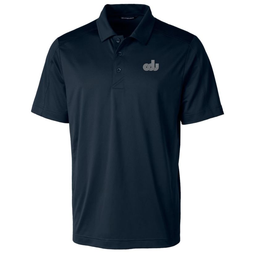 NCAA Old Dominion Monarchs Primary Team Logo Prospect Textured Stretch Polo