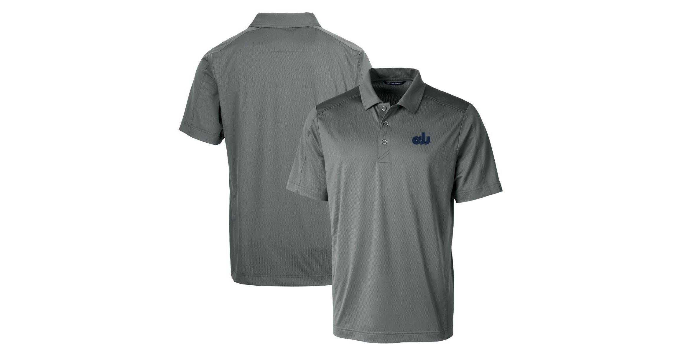 NCAA Old Dominion Monarchs Primary Team Logo Prospect Textured Stretch Polo