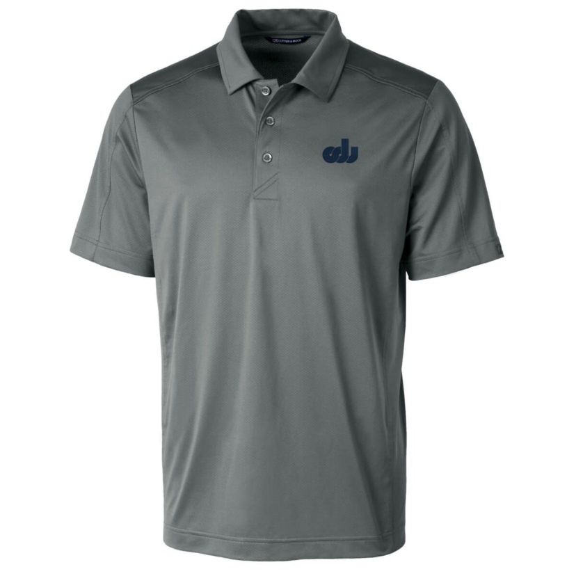 NCAA Old Dominion Monarchs Primary Team Logo Prospect Textured Stretch Polo