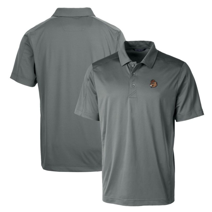 NCAA Oregon State Beavers Primary Team Logo Prospect Textured Stretch Polo