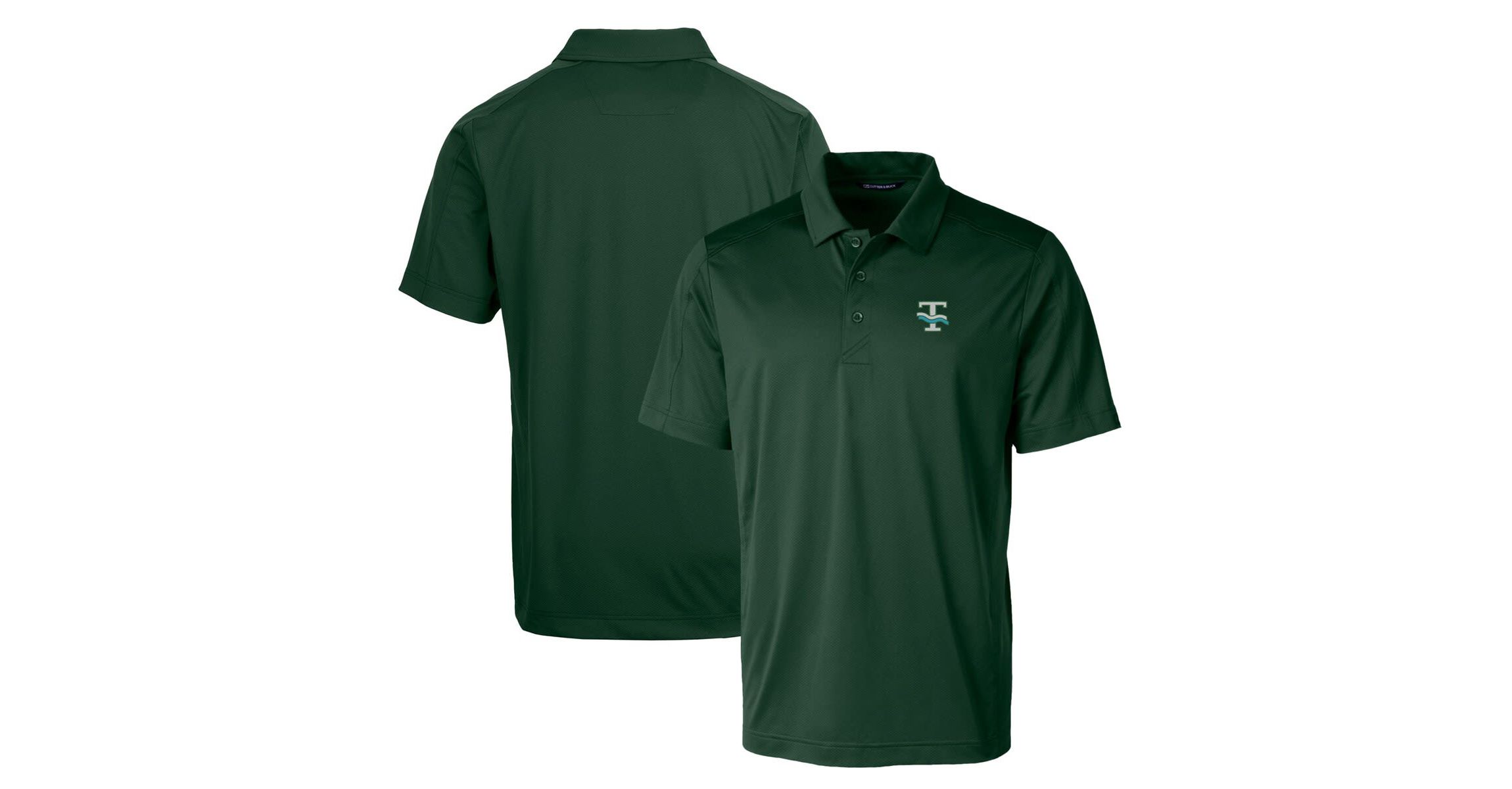 Tulane Green Wave NCAA Tulane Wave Primary Team Logo Prospect Textured Stretch Polo